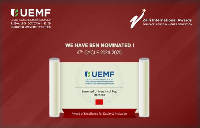 L’UEMF finaliste des Zairi International Awards for Excellence in Higher Education